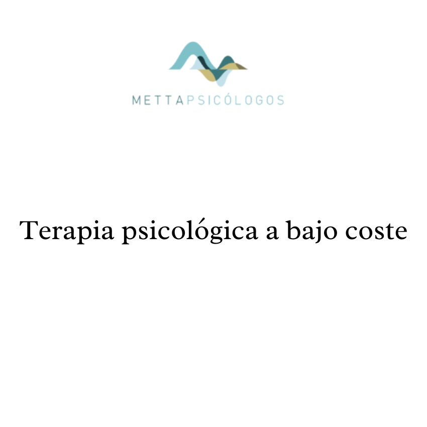 Terapia psicológica a bajo coste